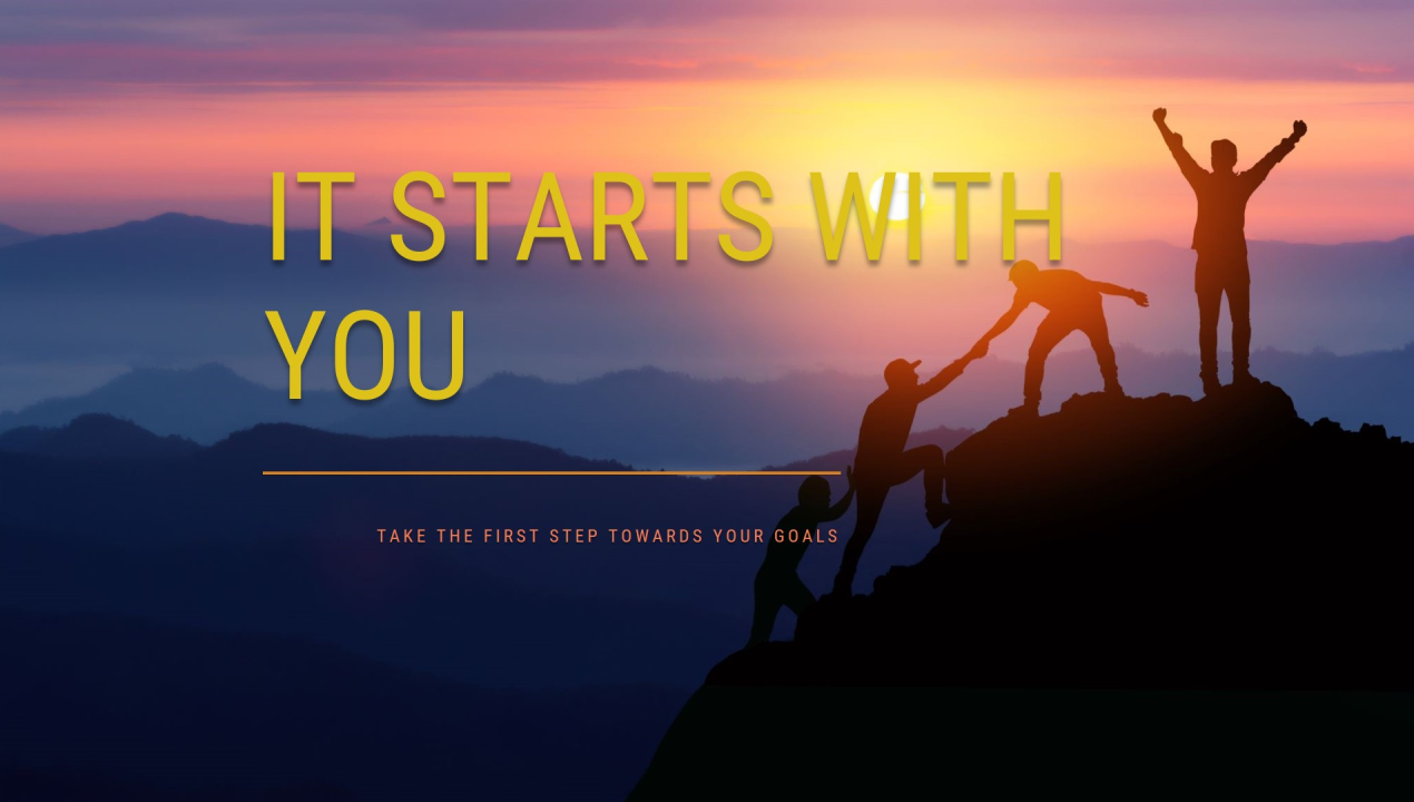 it starts with you